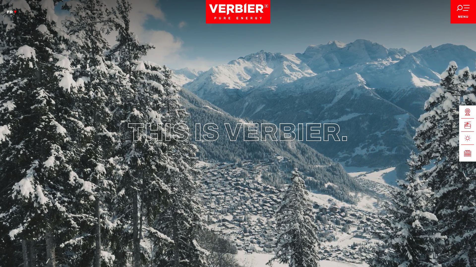Screenshot of Verbier tourism website or a map showing Verbier location