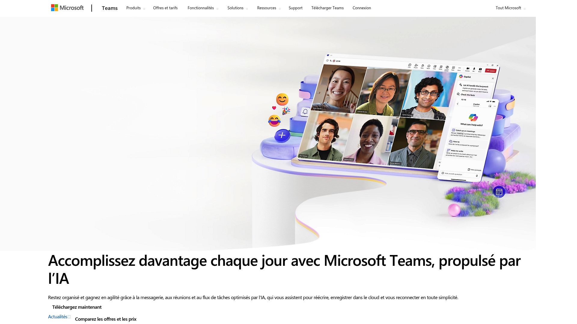 Screenshot of www.microsoft.com