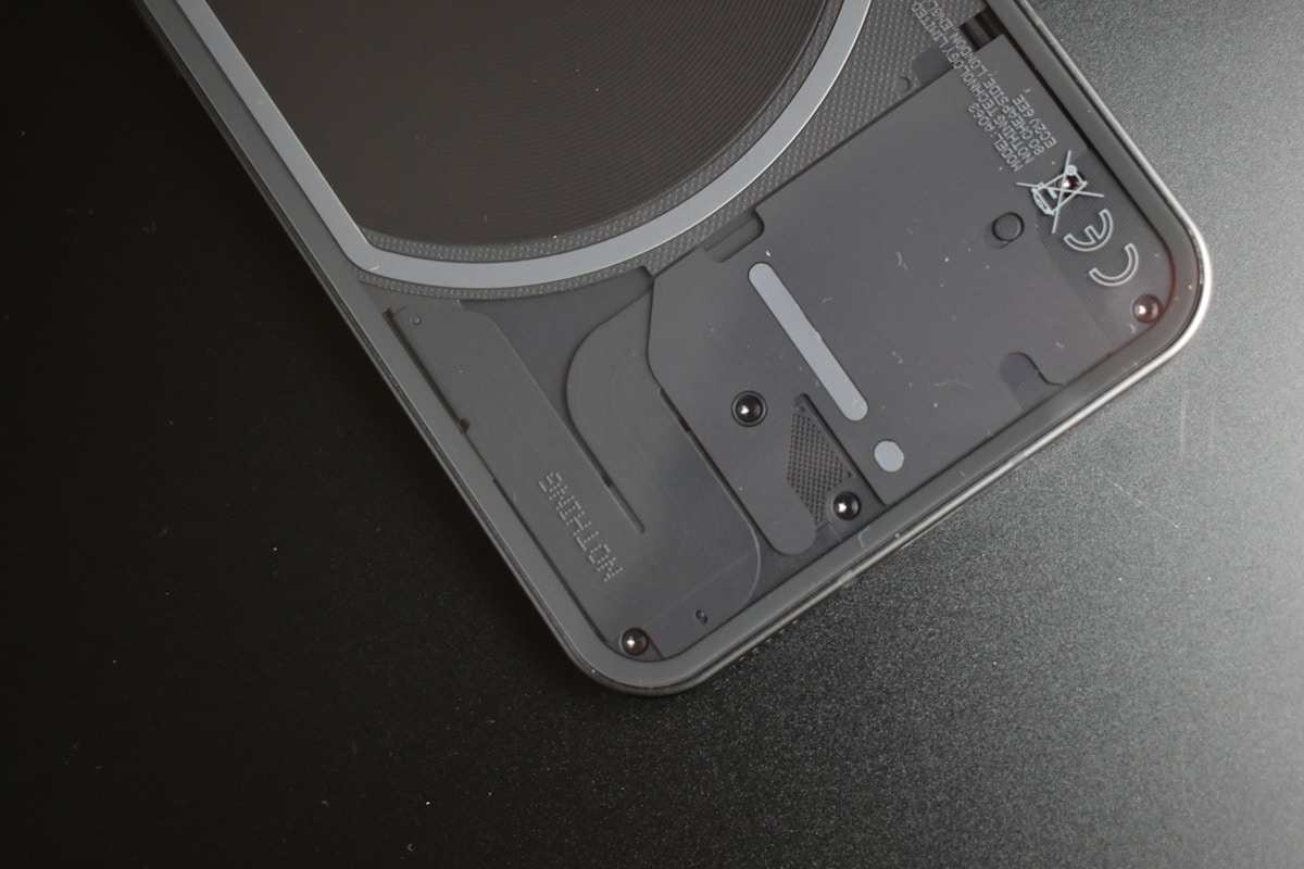 a silver and black electronic device
