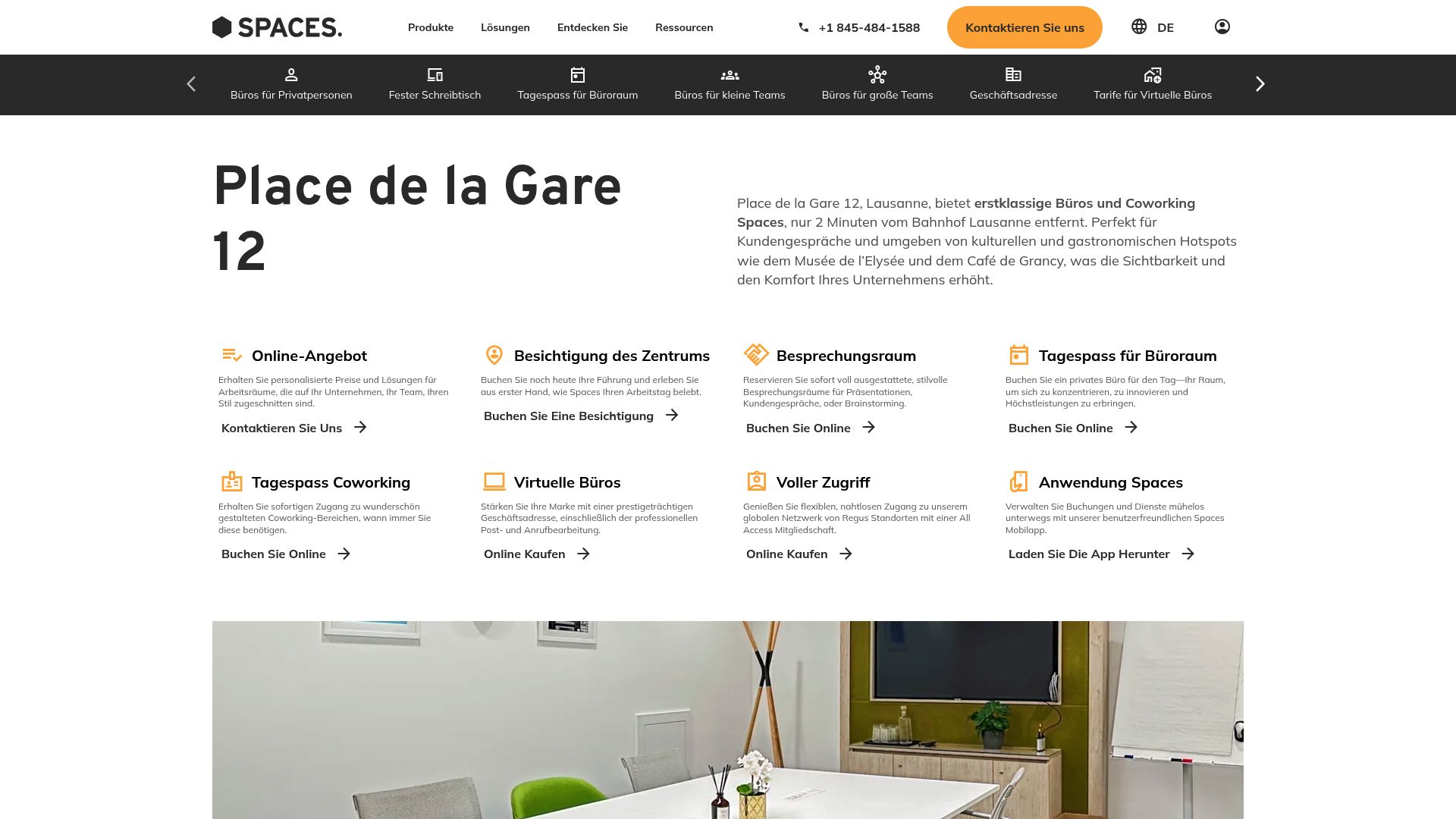Screenshot of www.spacesworks.com