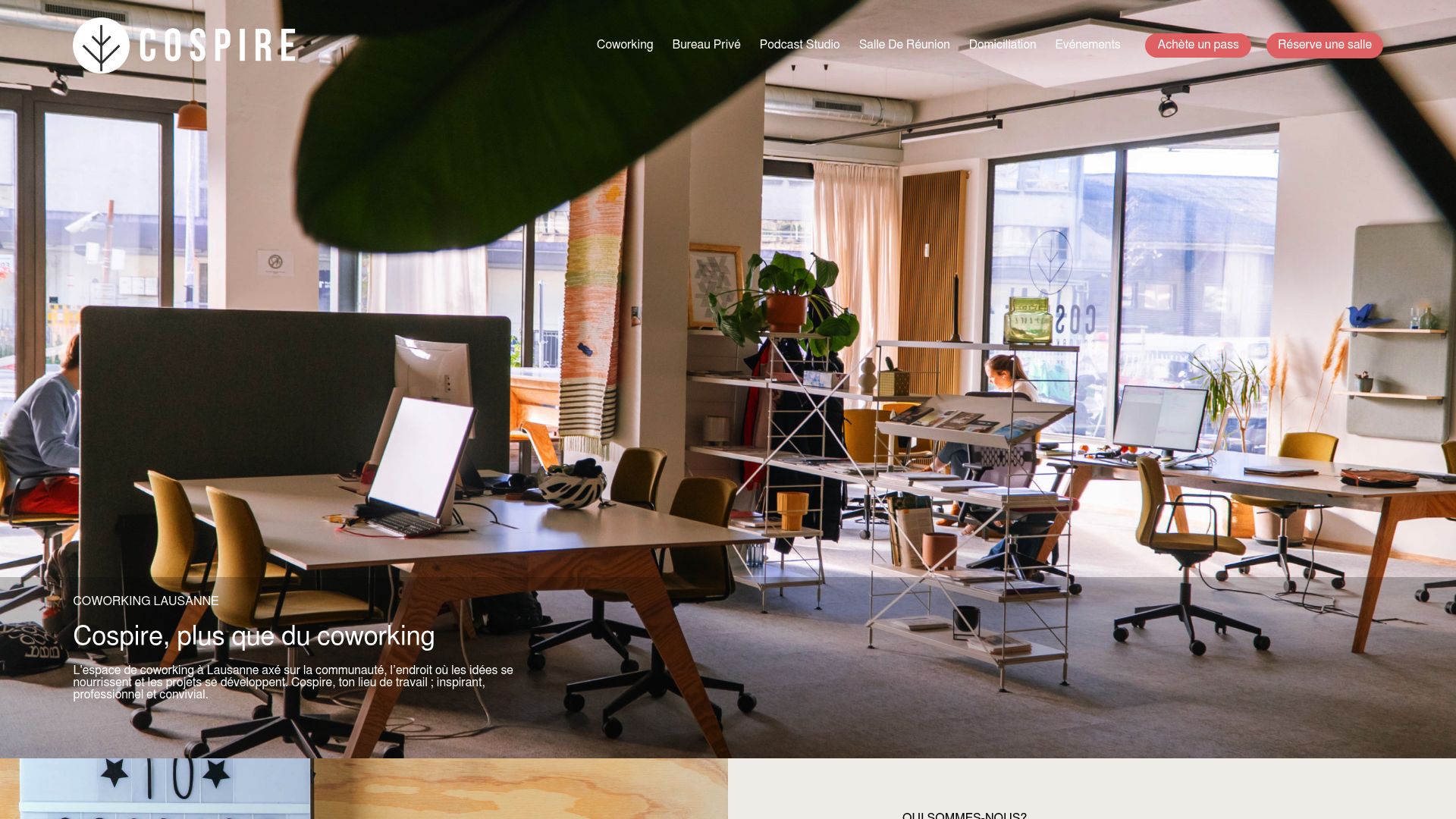 Screenshot of cospire.work