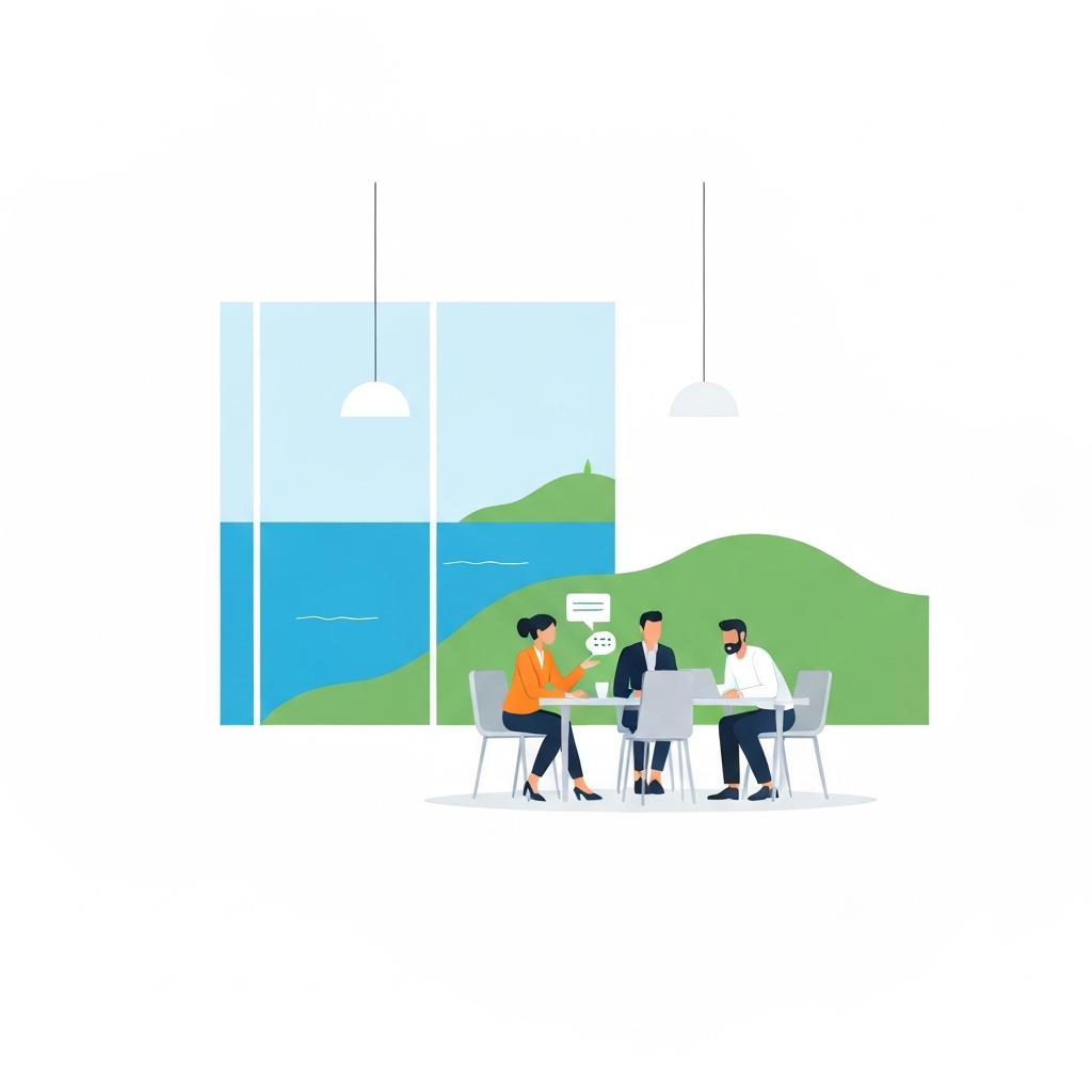 Événement entreprise coworking Lausanne: professionnels collaborant dans un espace moderne et lumineux.