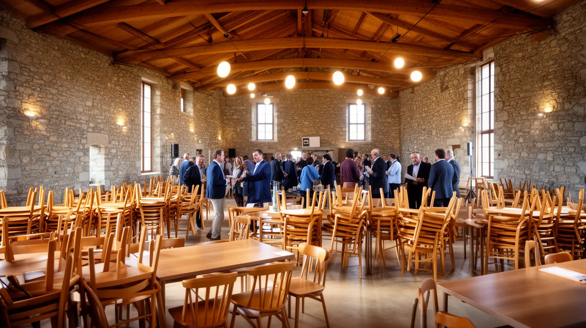 Salle polyvalente à Martigny, location pour événements, ambiance chaleureuse.